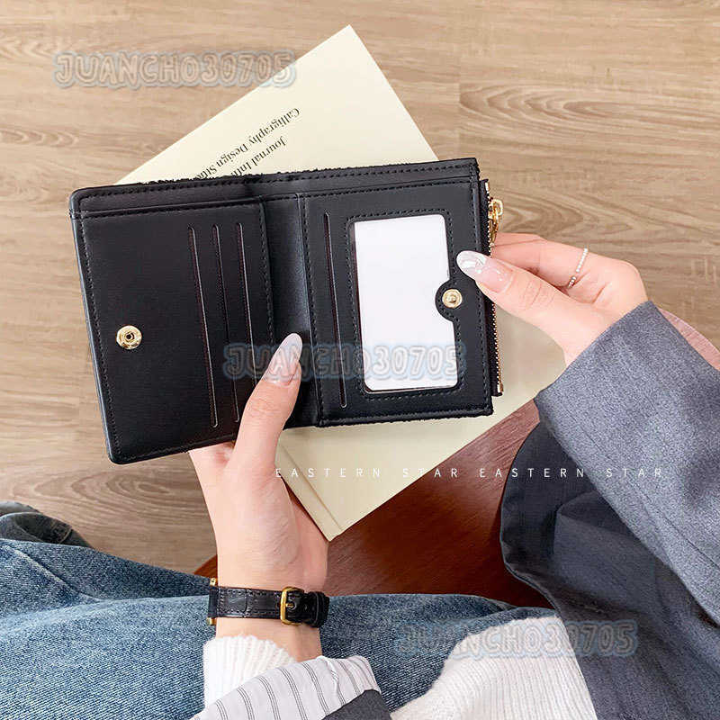 Style Large Capacity Wallet for Women Students Solid Color Simple H250806 TUES