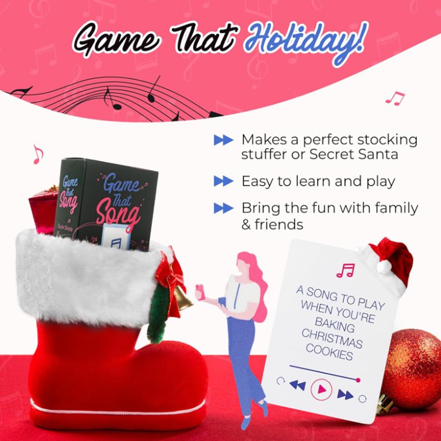 Game That Song - Fun Music Card Game for Adults and Teens - Compete to Play The Best Song- Makes A Great Gift for Music Lovers, Game Night, Karaoke or
