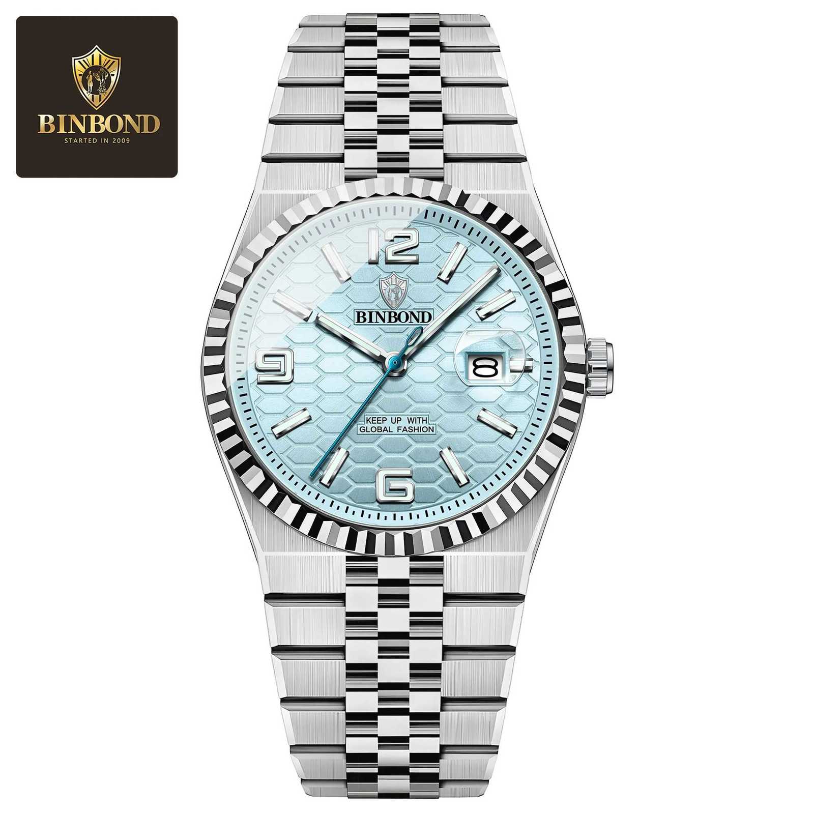2025 NEW Luxury Quartz Mens Wrist Sport Watch Waterproof Luminous Date Stainless Steel Mens W250806