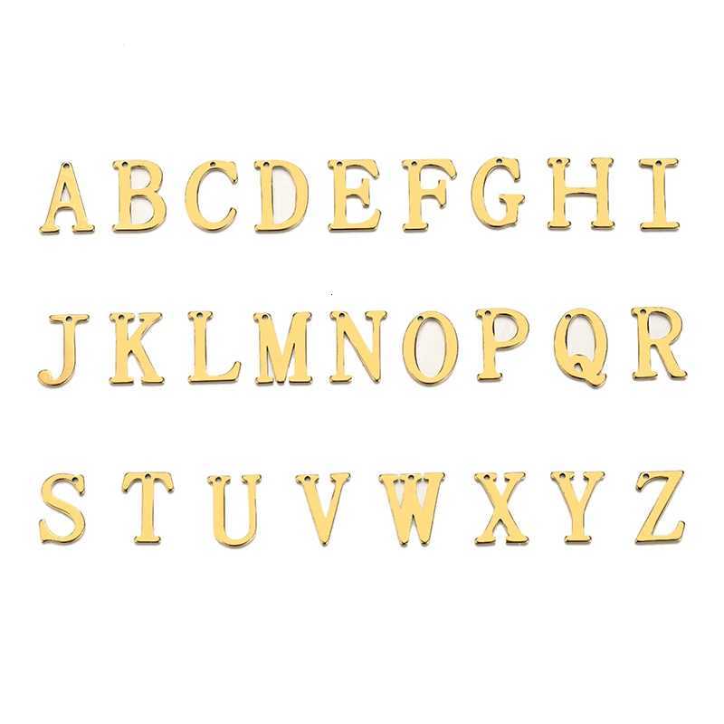 Stainless Steel Gold Plated Initial Letter Ankle For Women Figaro Chain Anklet Summer Jewelry Y250805