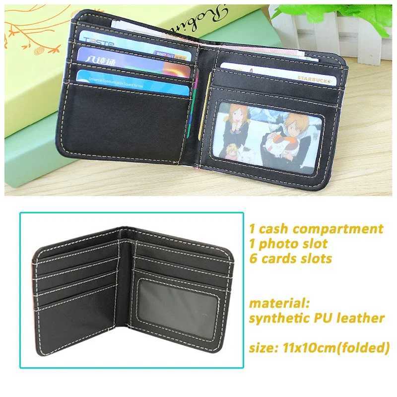 Short PU Leather Anime Wallet Mob Psycho 100 Cartoon Mobu Saiko Hyaku Folding Purse Gift for Manga FansXJ250806