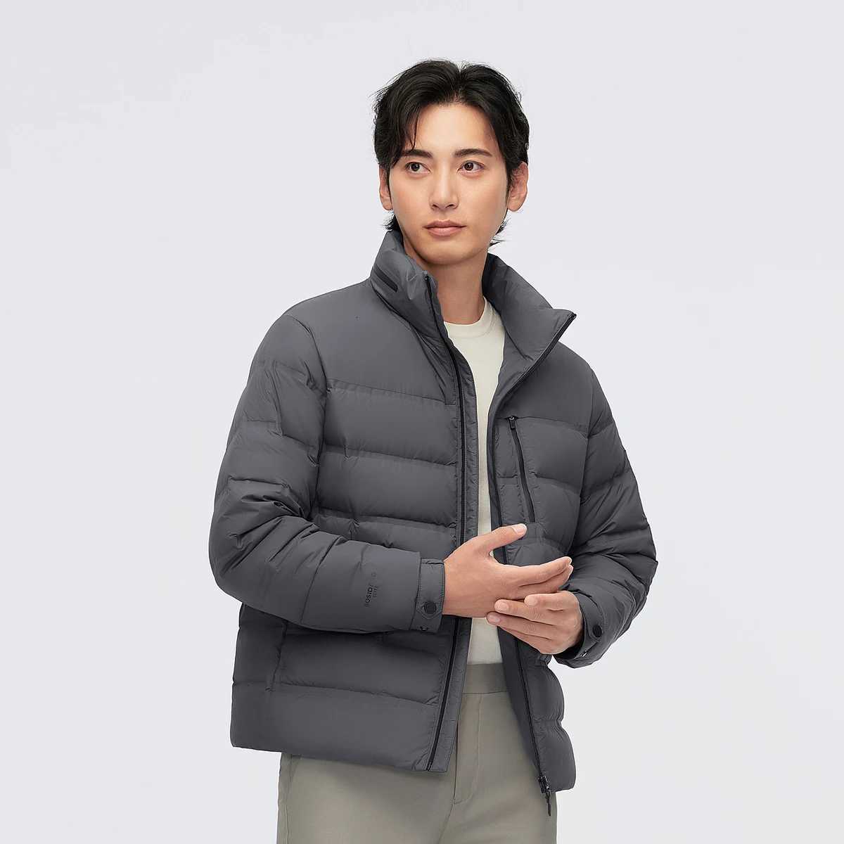 BOSIDENG down jacket for men 90% goose down jacket with stand collar smart casual outerwear Puffer Jacket W250806