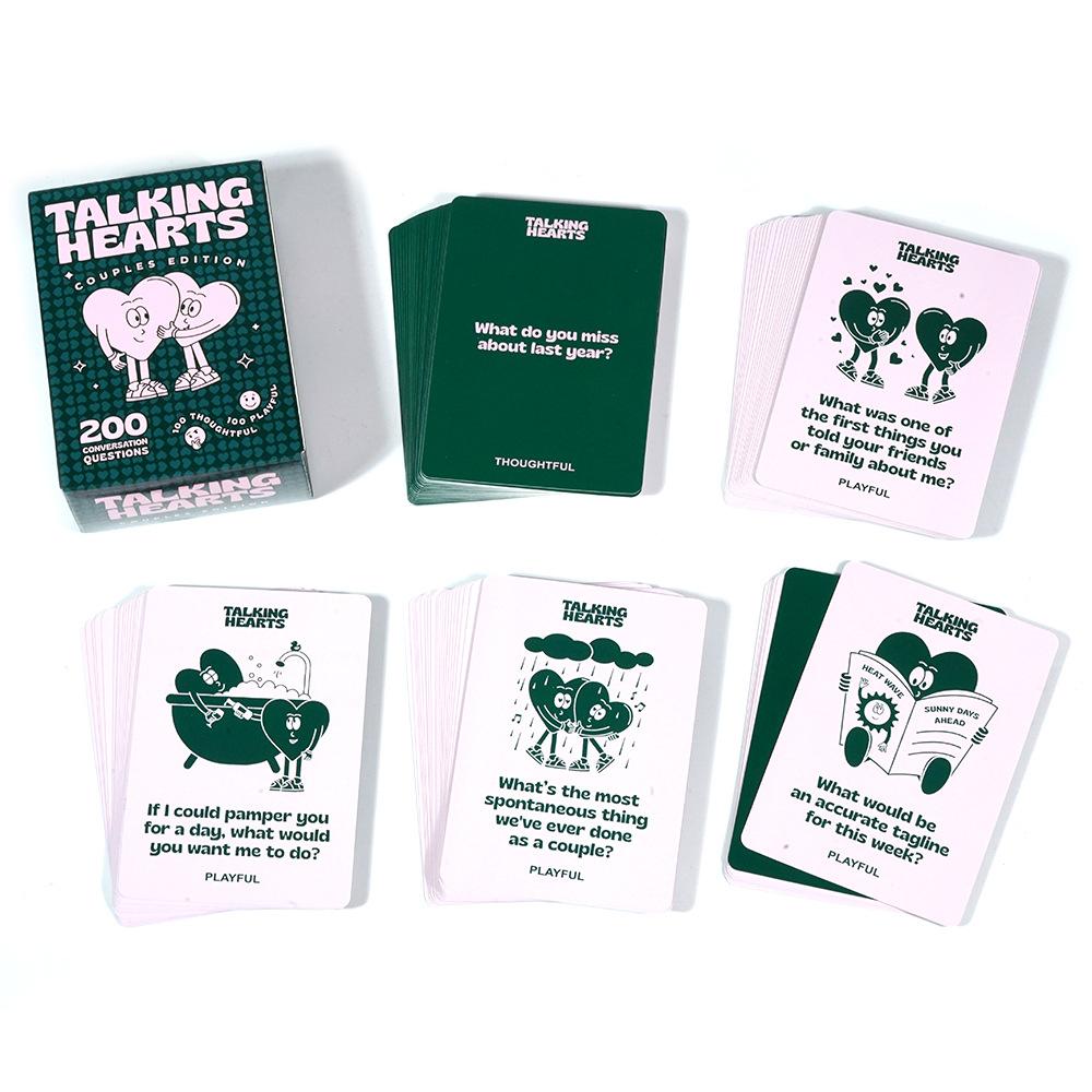 Romantic Communication Challenge: Interactive Dialogue Deck Ideal Gift For Couples On Valentine's Day