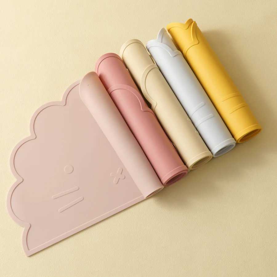 1Pcs Silicone Dining Appliance Placemat Dishes Plate Table Mat Childrens Tableware Pad Kids Feeding Mat Baby Stuff X250806