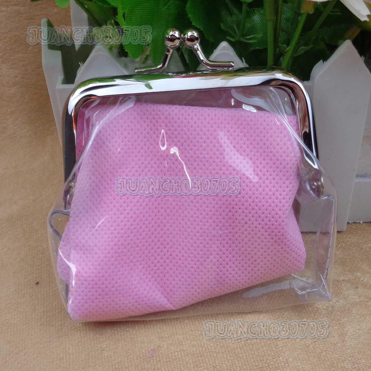 Transparent Coin Purse Bank Card Holder Key Wallet Coin Gift Bag H250806