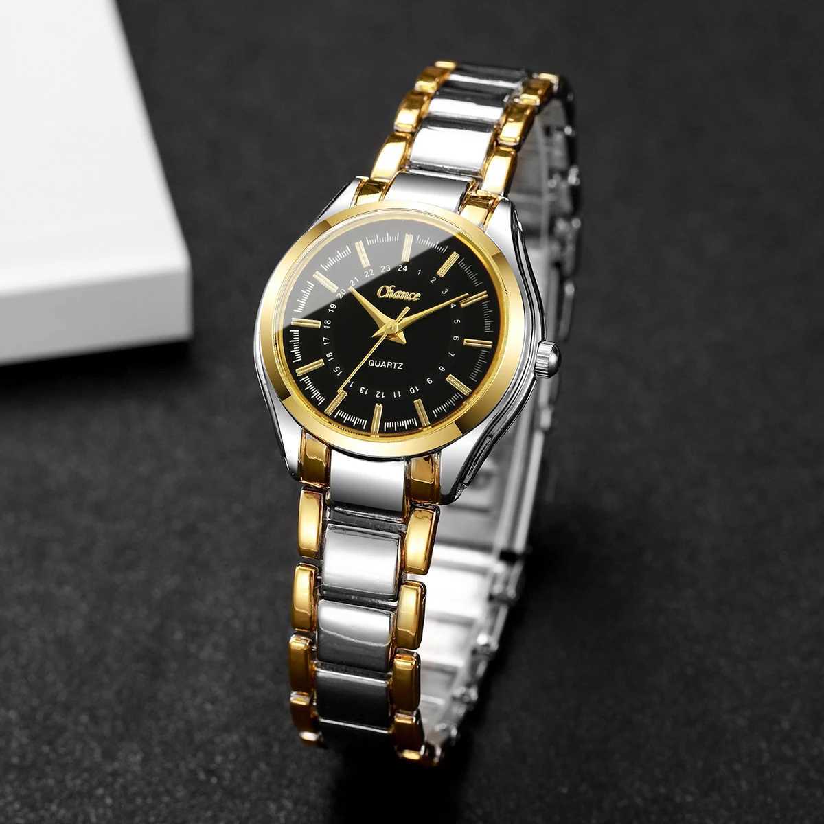 4PCS/Set Fashion Small Dial Womens Luxury Analog Quartz Wrist Bracelets Set Reloj MujerWithout Box W250806