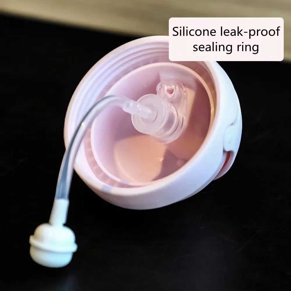 250ML Cartoon Childrens Straw Cup Baby Learning Drinking Cup Plastic Drinking Cup Anti-Choking Portable Kindergarten Water Cup X250806