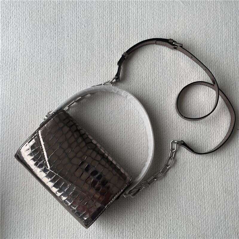 Designer Bag Tote Shoulder Bag Crocodile Texture Single Crossbody Fashion New Model Women S Niche Simple Underarm Small Square