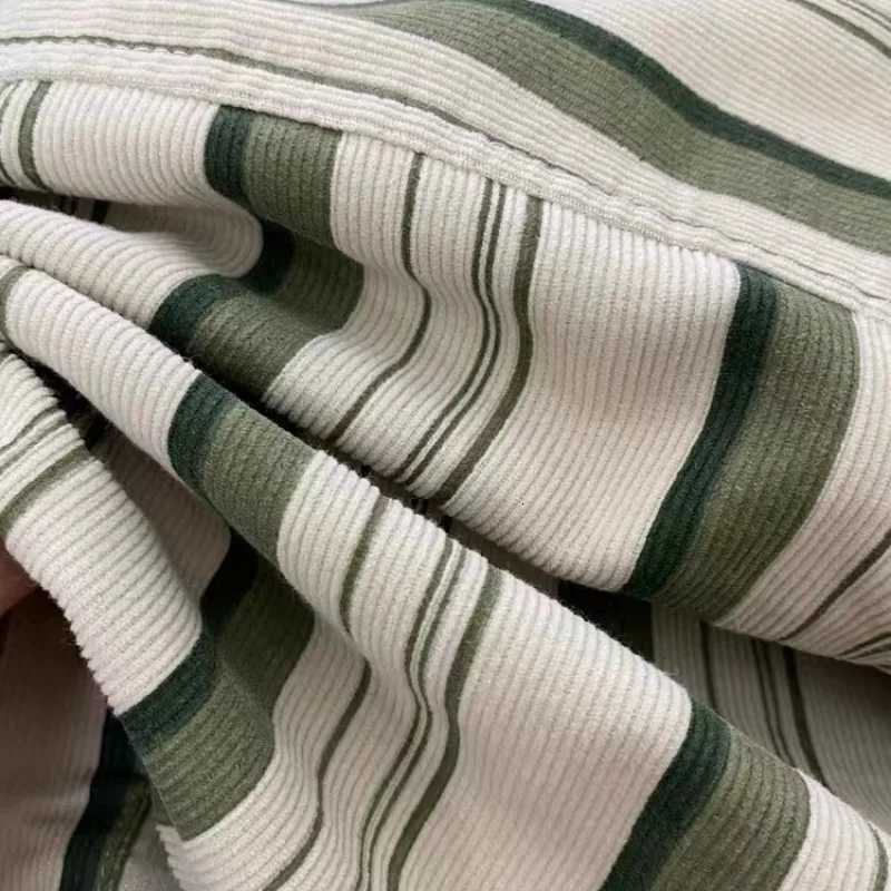 Childrens Corduroy Stripe Shirt Autumn 2025 New Style Little Boys Rascal Handsome and Stylish Boys Spring and Autumn Top 2-10Y X250806