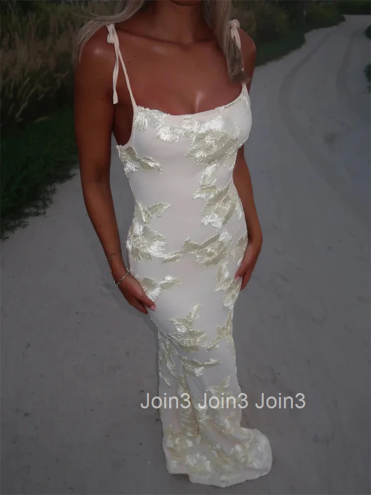 Tossy Luxury Printed Fashion Long Dress Womens Lace-Up High Waist Patchwork Slim Backless Elegant Party Dress Female Maxi Dress