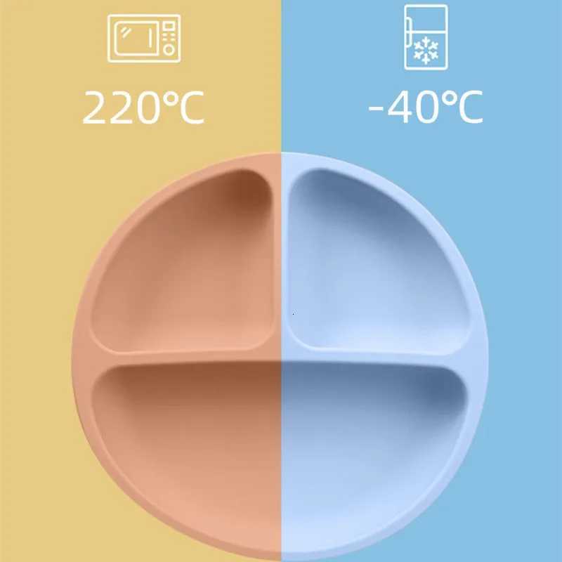 3/4/5PC Silicone Baby Feeding Set Silicone Bowl Dining Plate Spoon Fork Children Dishes BPA Free Silicone Tableware for Kids X250806