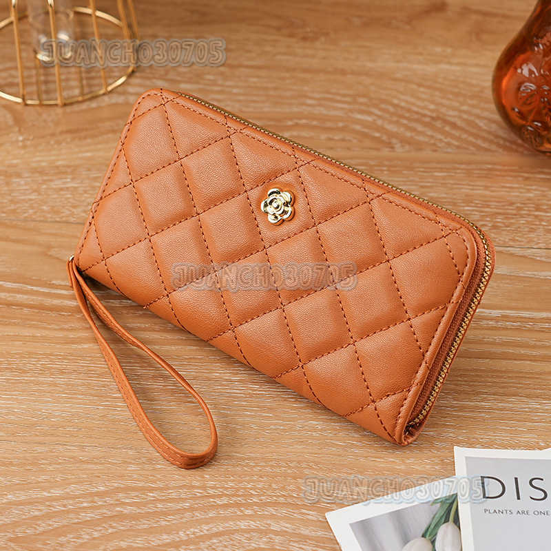 Light Luxury Small Fragrance Style Womens Wrist Bag Wallet Female Multi-card Slot Womens Mobile Phone Bag H250806