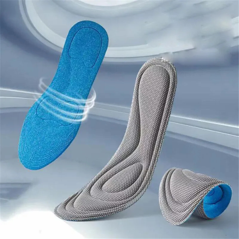 Memory Foam Insoles for Shoes Men Women Nano bacterial Massage Sport Insole Feet Orthopedic Shoe Sole Running Accessories 250805