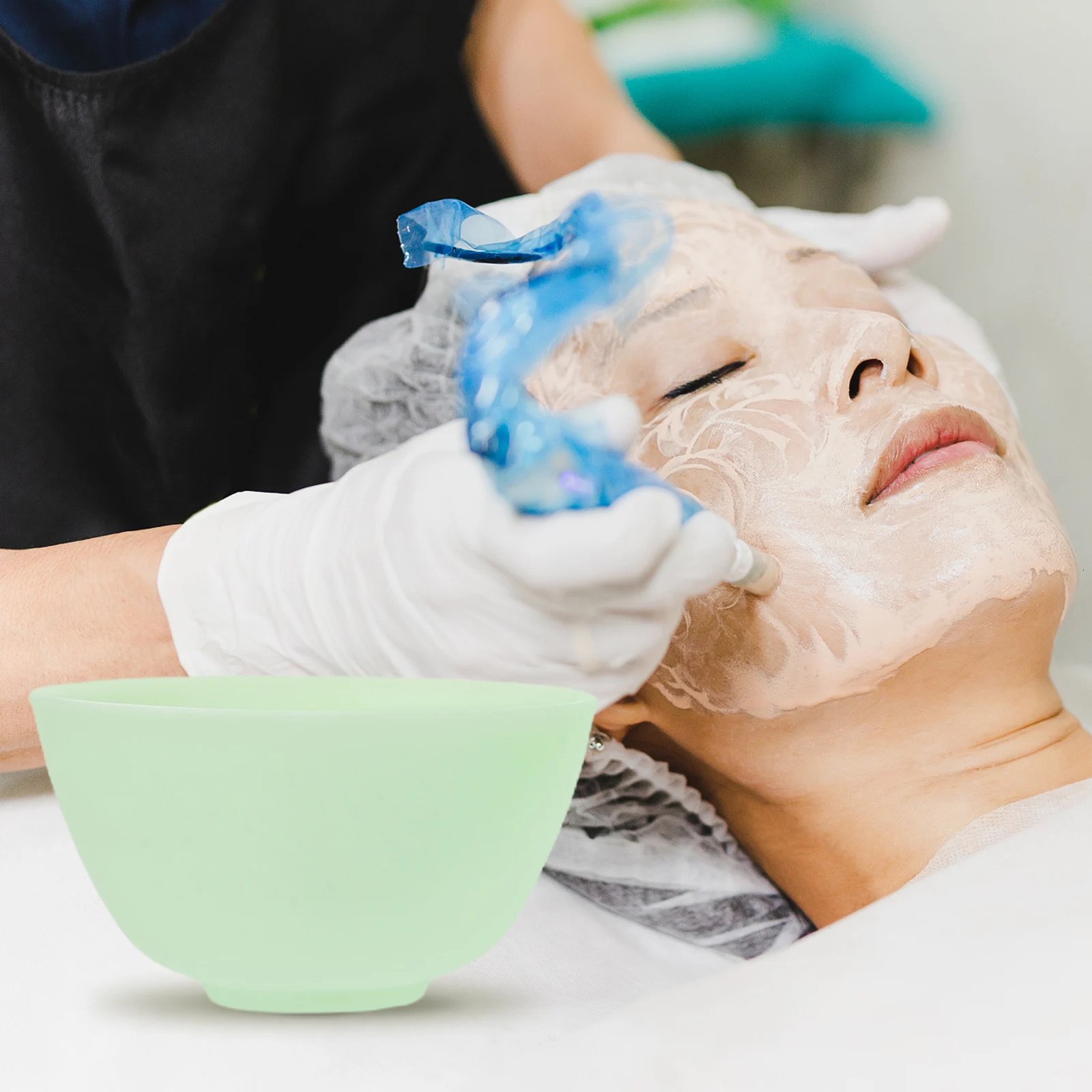 3pcs Hair Color Mixing Bowls Silicone Facial Mask Mixing Bowls Beauty Tool Hairdressing Cup Salon Styling Accessories 250805