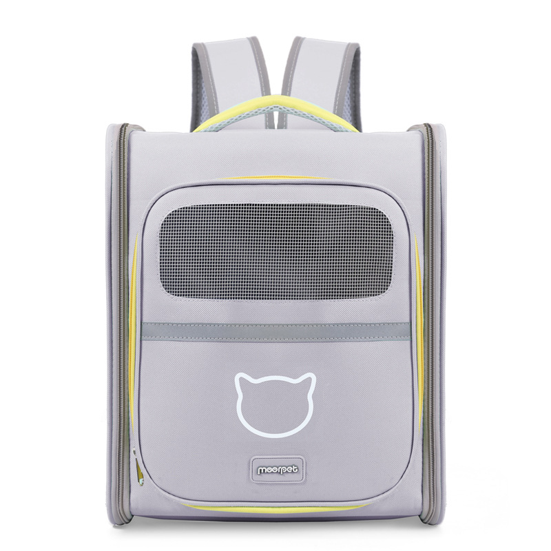 Large size cat and dog backpack, soft edged cat bag, animal harness, travel dog harness as fabric pet home toy