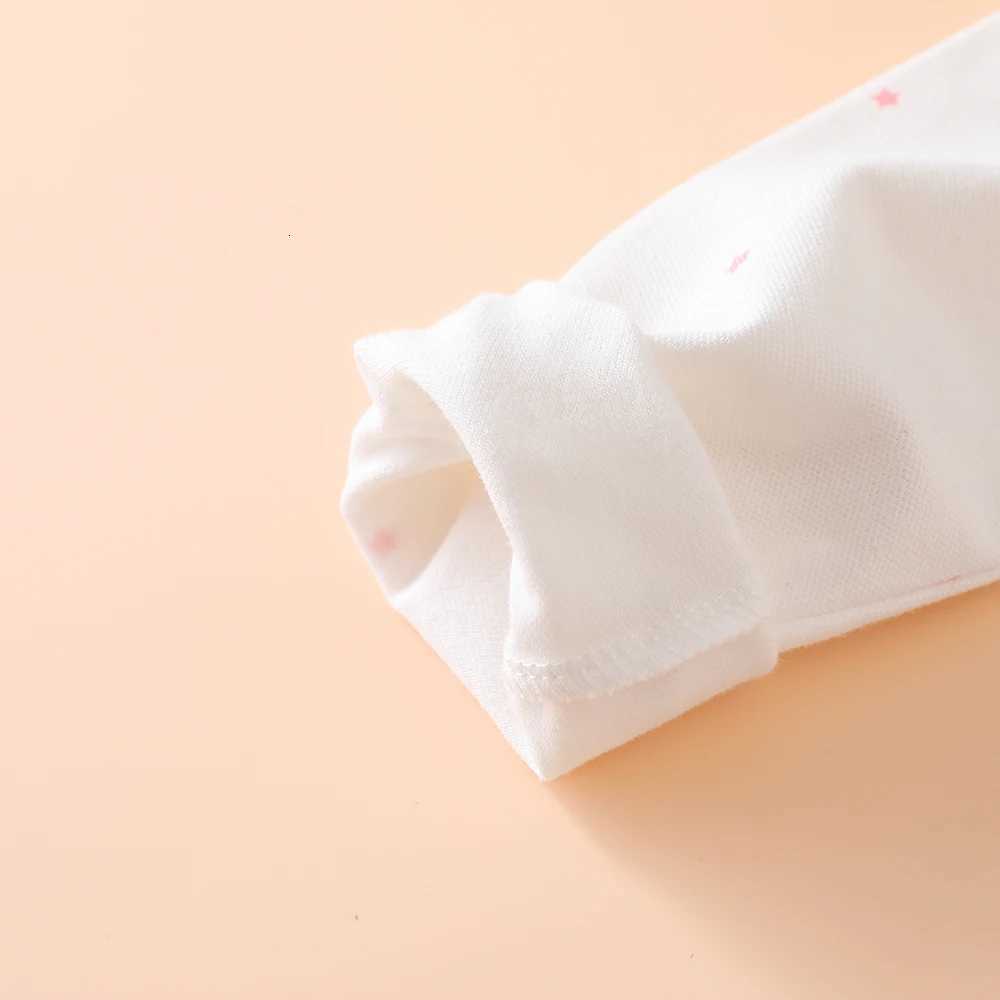 Girls Cotton Long Sleeve Polo Shirt White with Pink Collar and Cute Cartoon Patch Kids Fashion Top for Ages 2-6 X250806