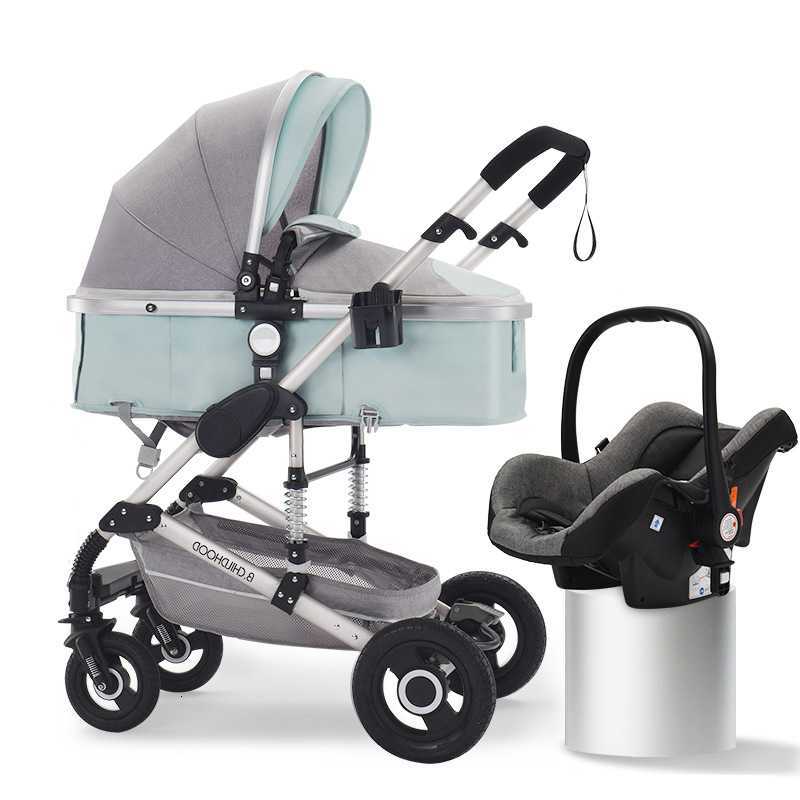 Baby stroller - two-in-one multi-functional, convertible between sitting and lying, double-sided shock-absorbing, foldable - newborn baby stroller X25