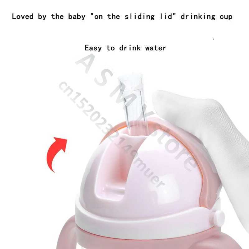 100% Brand New Oberni Baby Learning to Drink Cup / Childrens Mug / With Handle Drink Cup / Mug Strap / Tritan Material Drink Cup X250806