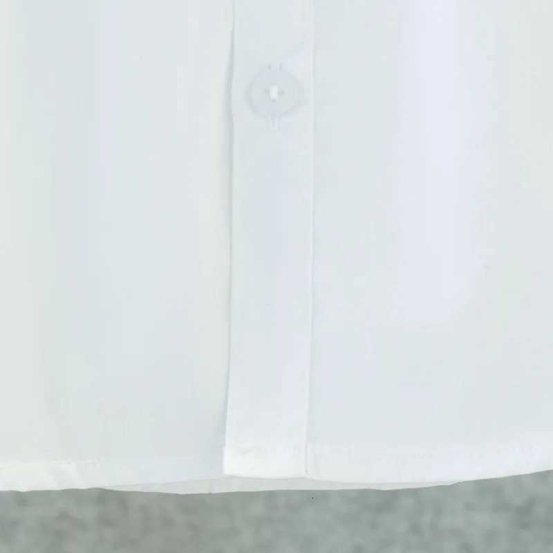 Summer New Baby Boy Shirt Simple Style White Short Sleeved Childrens Clothing Suitable for Heights of 120-180cm X250806