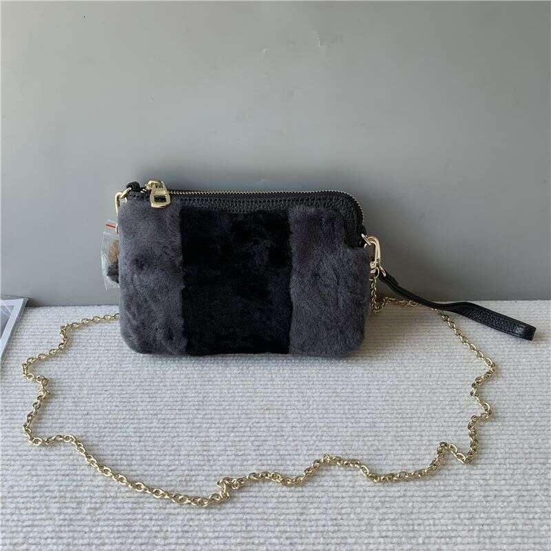 Designer Bag Tote Shoulder Bag Australian Lamb Single Price Crossbody Women S Fashion Color Block Wool Clutch