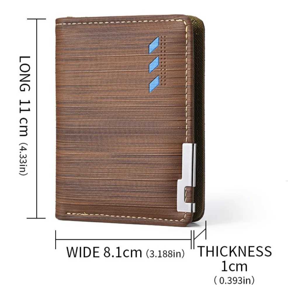 New Wallet Purses Slim Mens Wallets Gift ID Holder Small Bifid Famous Brand Thin Wallet Men 2025XJ250806