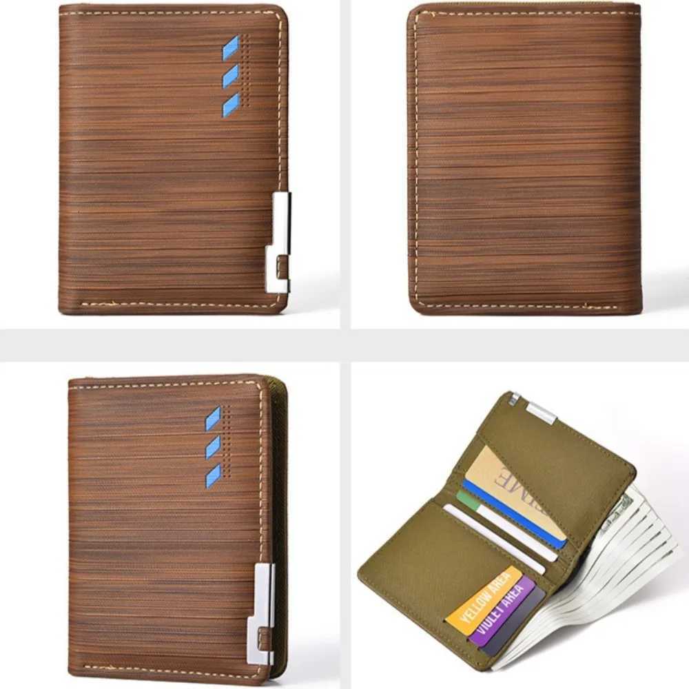 New Wallet Purses Slim Mens Wallets Gift ID Holder Small Bifid Famous Brand Thin Wallet Men 2025XJ250806