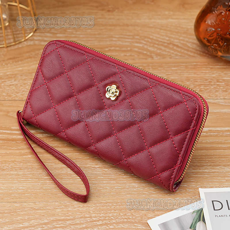 Light Luxury Small Fragrance Style Womens Wrist Bag Wallet Female Multi-card Slot Womens Mobile Phone Bag H250806