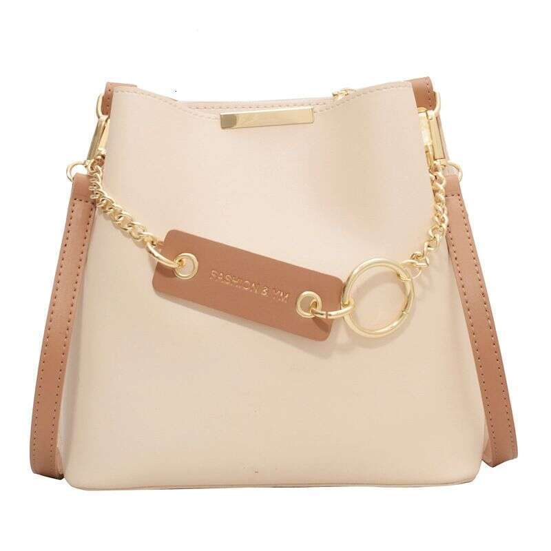 Women's Popular Crossbody Female Bucket Fashion Texture Solid Color Shoulder Bag