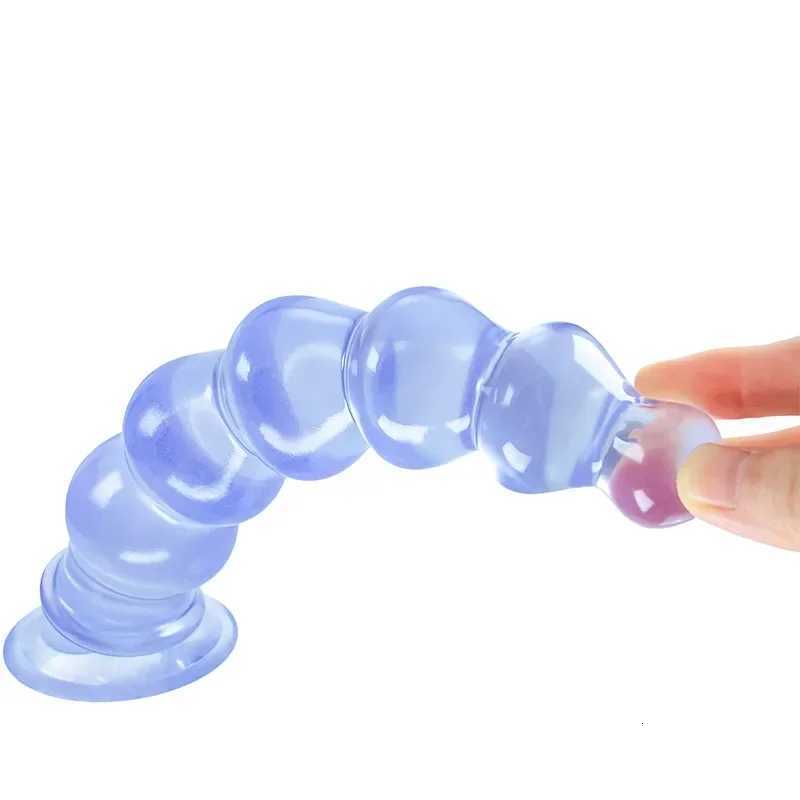 huge anal butt plug dildo beads butt plug dildo prostate massager masturbators adult toy sexy toys for gay men women sex shop XJ250806