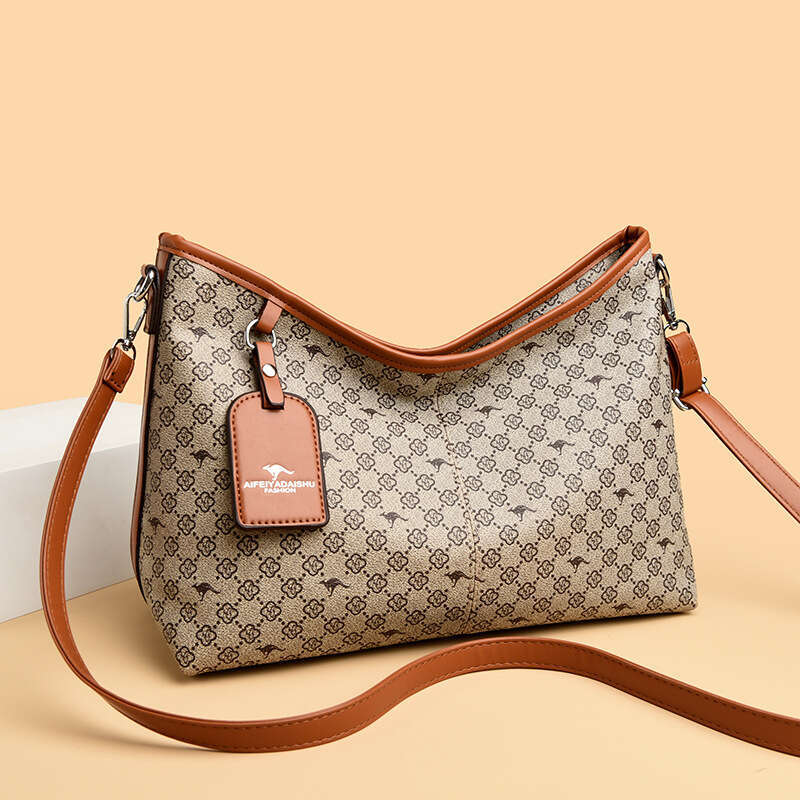 DHessentials 2025 New Women's Tote Color-Block Crossbody Shopping Commuter Large Capacity Shoulder Bag