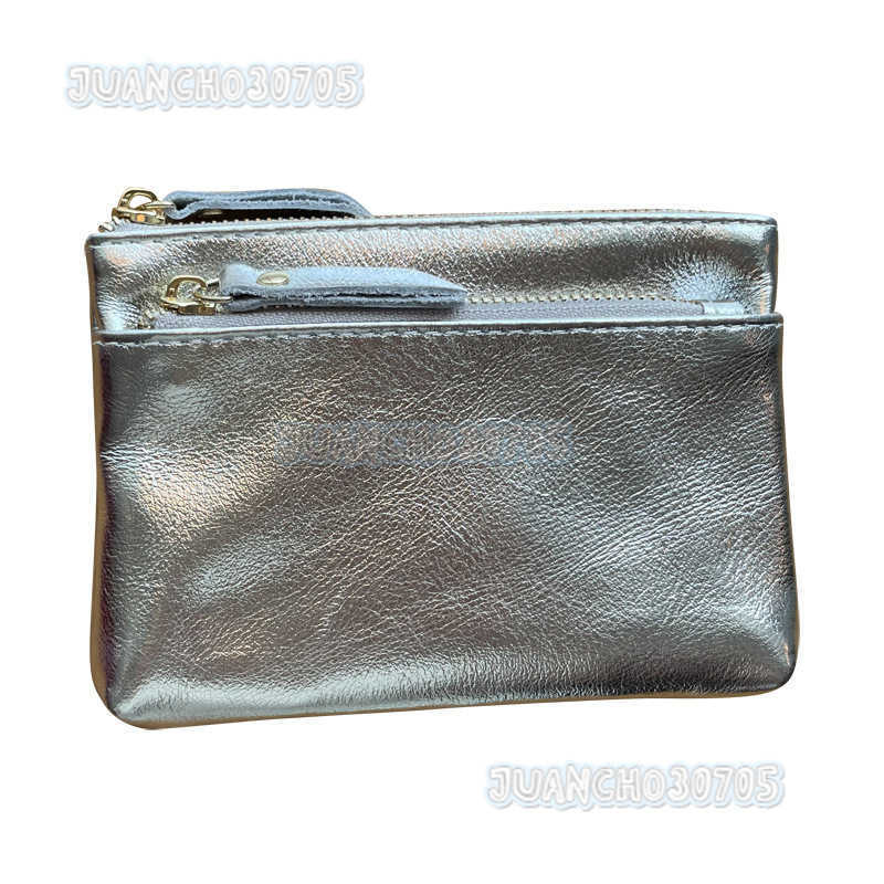 Zipper Small Wallet Womens Head Layer Cowhide Mini Bag Explosive Pattern Key Bag Card Bag Coin Genuine Leather Zero Wallet Women H250806