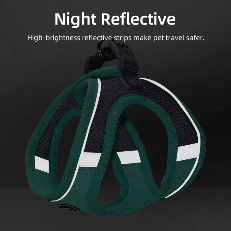 Dog Harness for Small Dogs Adjustable Puppy Cat Harness Vest French Bulldog Chihuahua Pug Pet Outdoor Walking Collar Leash Set 250805