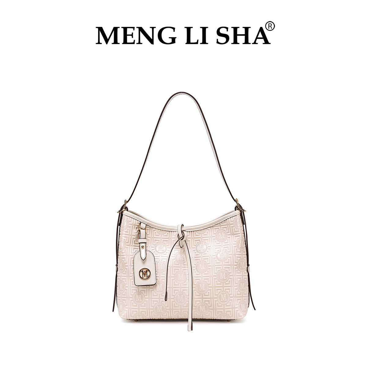 MENG LI SHA Commuting Lazy Large-Capacity Single-Shoulder Underarm Tote For Women New Fashionable Personalized And Simple Handheld Bag In Summer 2025
