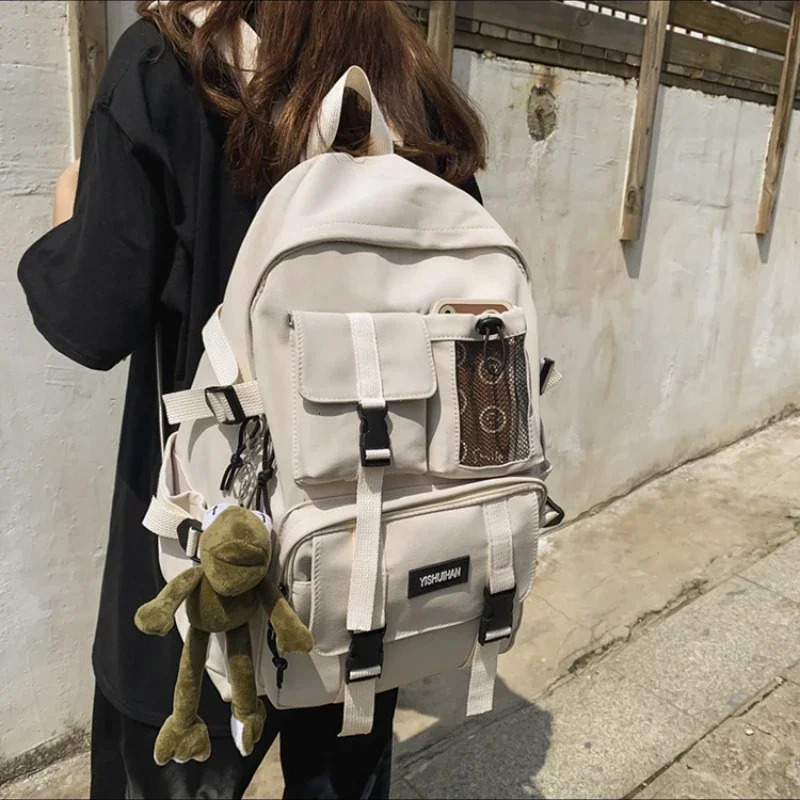 Multifunctional Teenager Laptop Backpack Women Cool Canvas School Bag High Quality Student Backpacks Boy Girl Fashion Schoolbag 250625