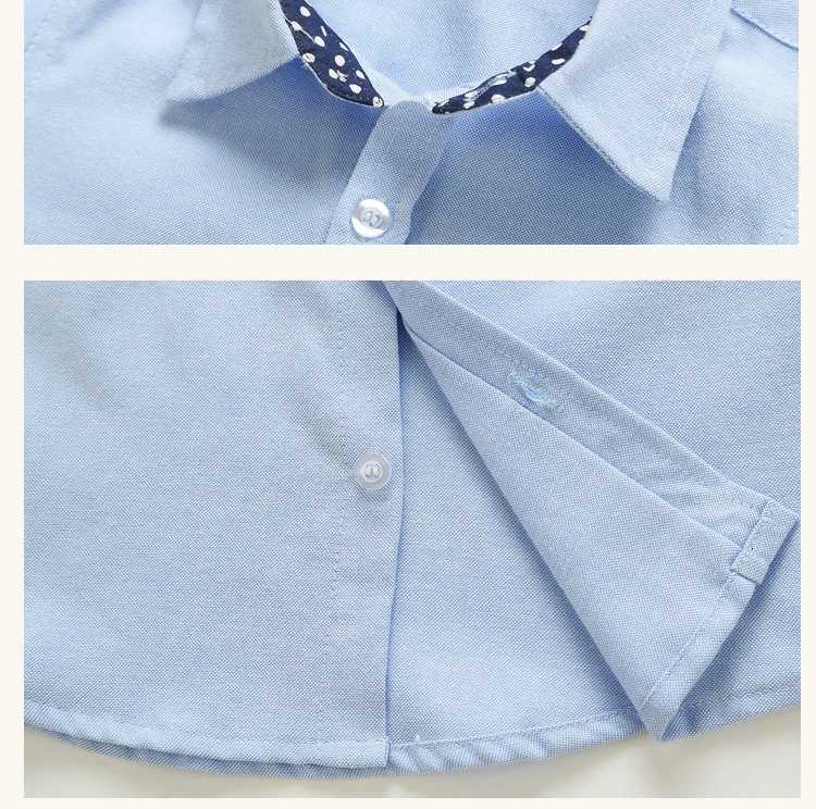 3-13T spring summer children kids boys cotton fashion casual tops shirt X250806