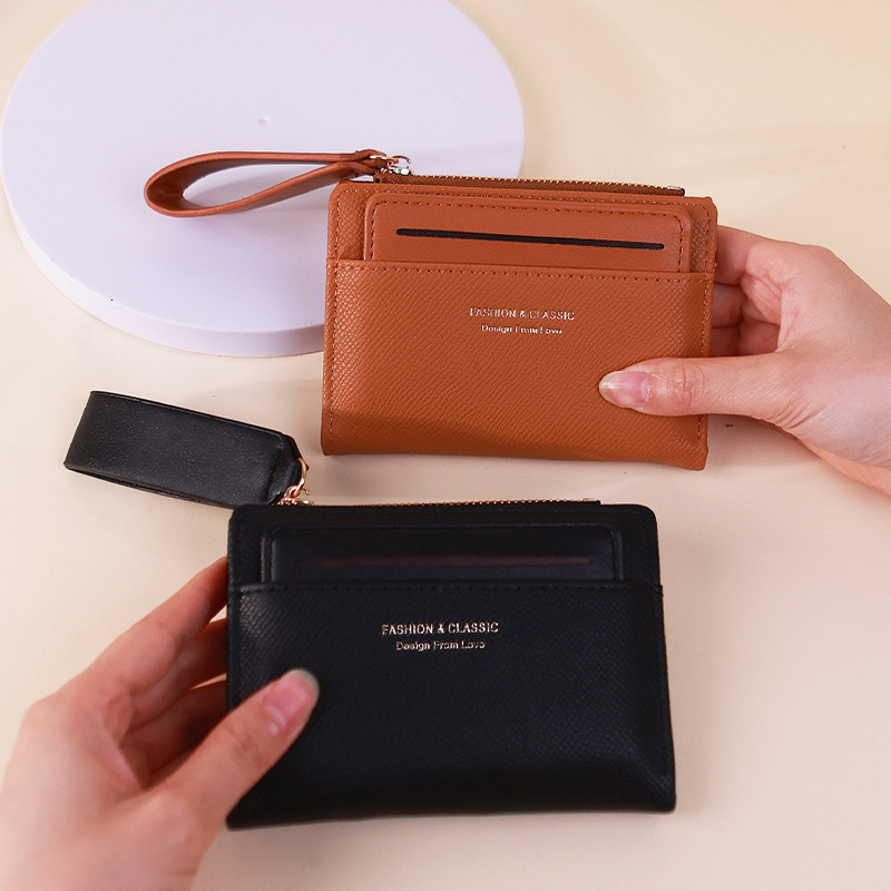 New Women's Short Fashionable High-end Ins Style Card Holder Integrated Multi-card Slots Large Capacity Wallet for Women