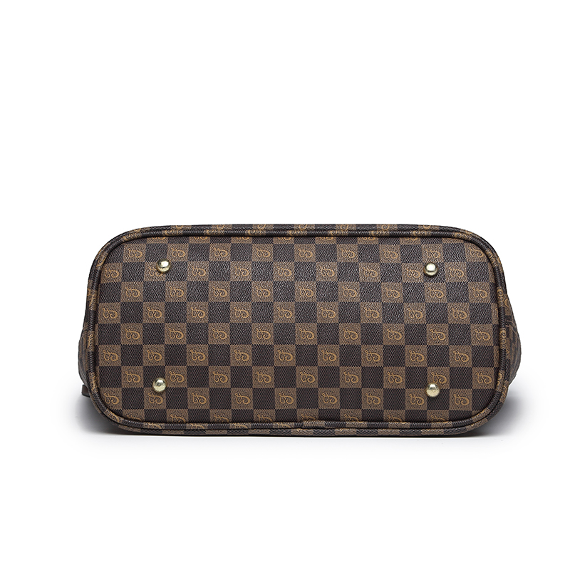 MKF designer bag free shipping Light luxury High quality casual tote bag versatile classic Check Plaid Tartan vintage handbag for woman