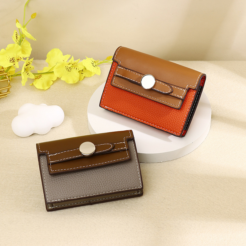 New Women's Simple Korean Style High-end Multi-card Slot Exquisite Premium Accordion Card Holder Advanced Sense Coin Purse