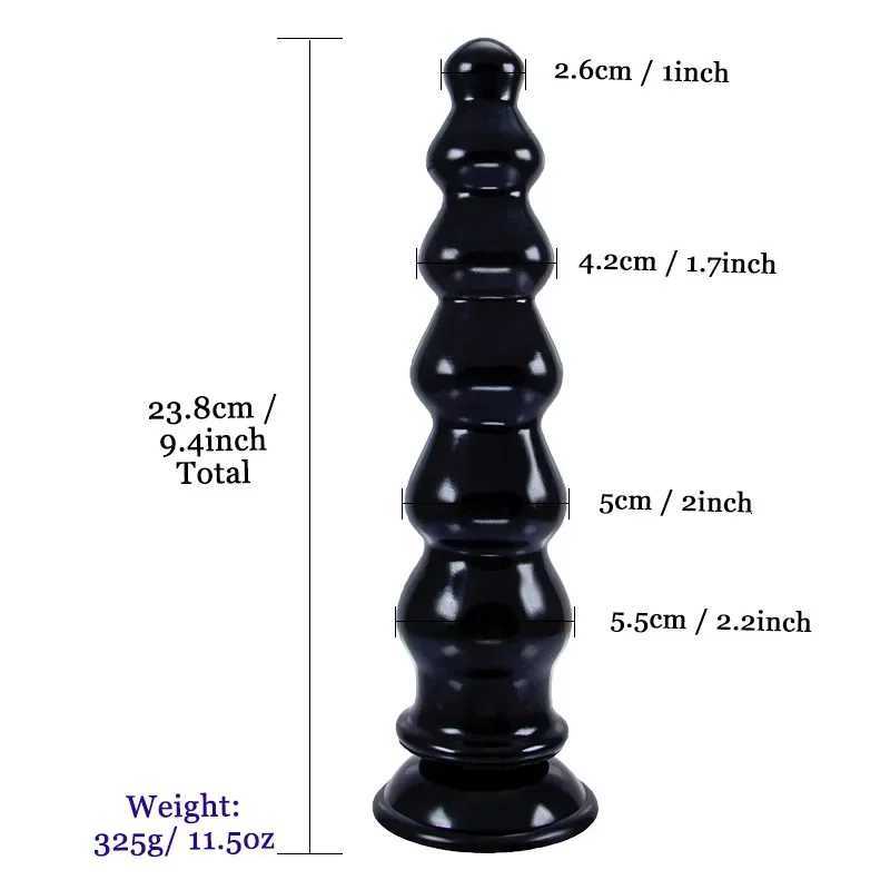 huge anal butt plug dildo beads butt plug dildo prostate massager masturbators adult toy sexy toys for gay men women sex shop XJ250806