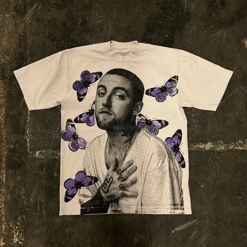 Men's T Shirts 2000s Vintage Casual Girl Print Y2k Women's T-shirts Short Sleeve O-Neck Streetwear Harajuku Gothic Tee Crop Top Men Kid Clot