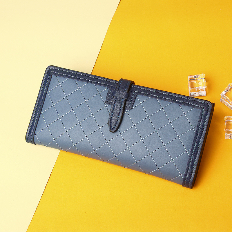 Long Wallet for Women New Niche Design 70% off Quilted Embroidery Coin Purse Clutch