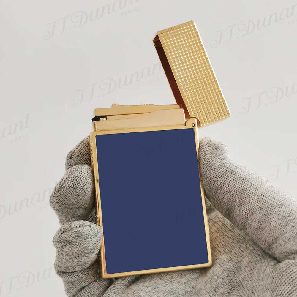 2025 New L2 Gas Lighters Brass Lacquer Luxury Tobacco Smoking Cigarette Tools Men Gifts Collections Dropshipping G250910