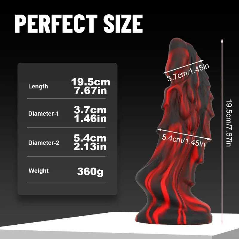 Silicone Realistic Huge Dragon Dildo Suction Cup Dildo Prostate Massager Large Butt Plug Thick Dildos Anal Sex Toys for Women XJ250806