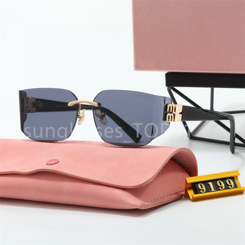Sunglasses Designer Mens oval frame glasses UV hot selling muis squared glasses Sports glasses Lunette de Soleil Metal legs letter design cae wilt box AAA