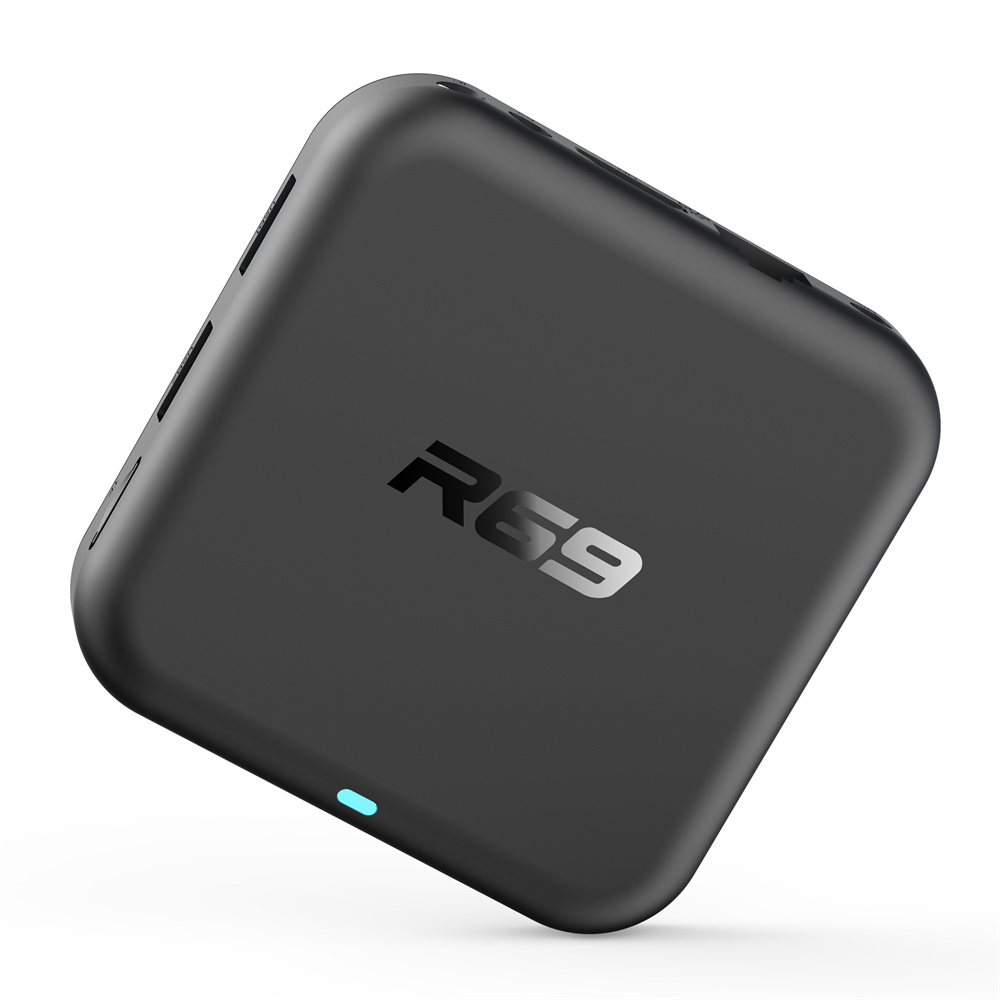 R69 RK3518 Android 14 Voice Remote TV Box 8G 16G 32G ROM 2G RAM 100M Ethernet Smart Media Player Full 4K Android Box Set Top Box