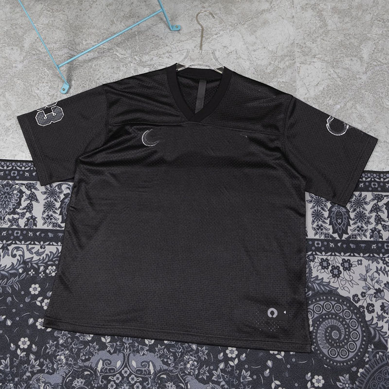 Luxury Black Mesh Women t Shirt Tops Designer Unisex Men Sporty Shorts Summer Tennis Running Lovers Tees