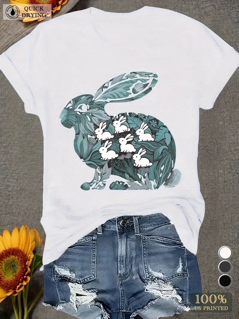 Artistic Eclectic clothes women designer Tees 180g Cotton Plus Size Customizable Butterfly Floral Angel Wings print top US Warehouse 3Day Delivery 13f