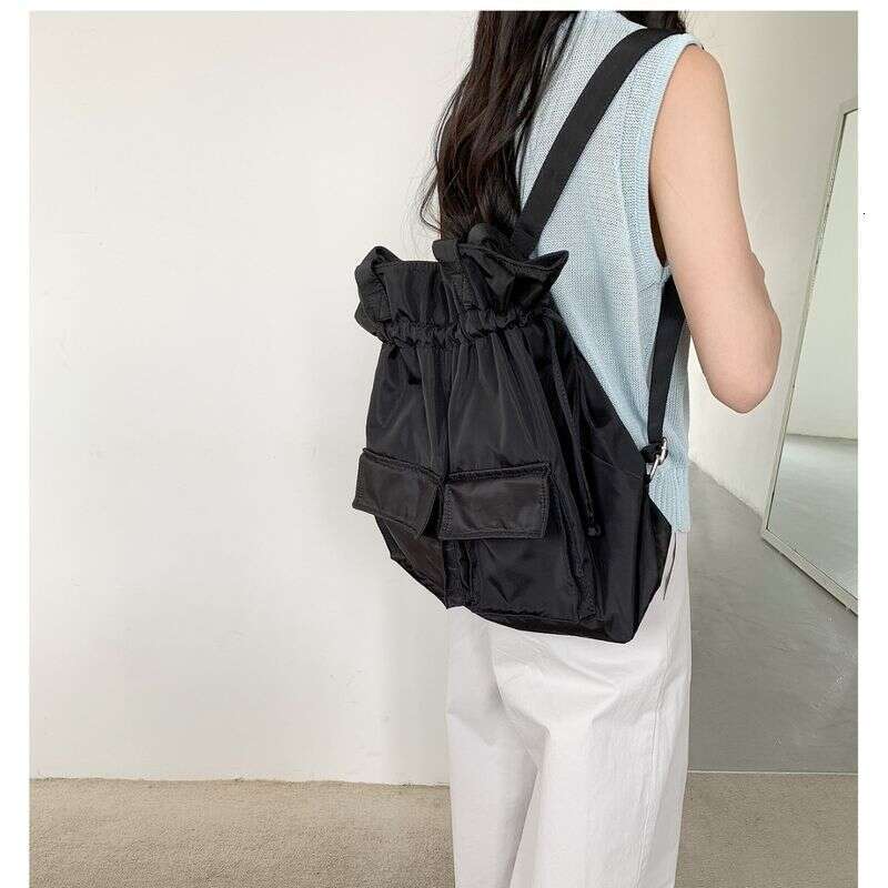 New Travel Women, Fashionable Casual Dual-use Shoulder Bag, Large Capacity Nylon Laptop Backpack For Women