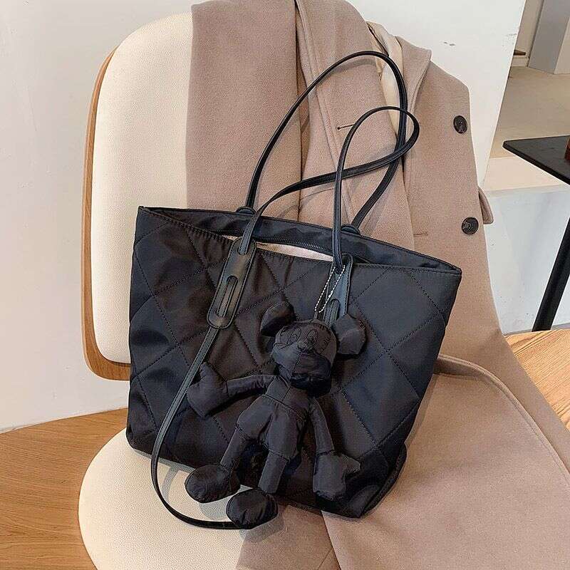 Women's Tote 2025 New European and American Fashion Shoulder Western Style Dia Shopping Bags Textured Handbags