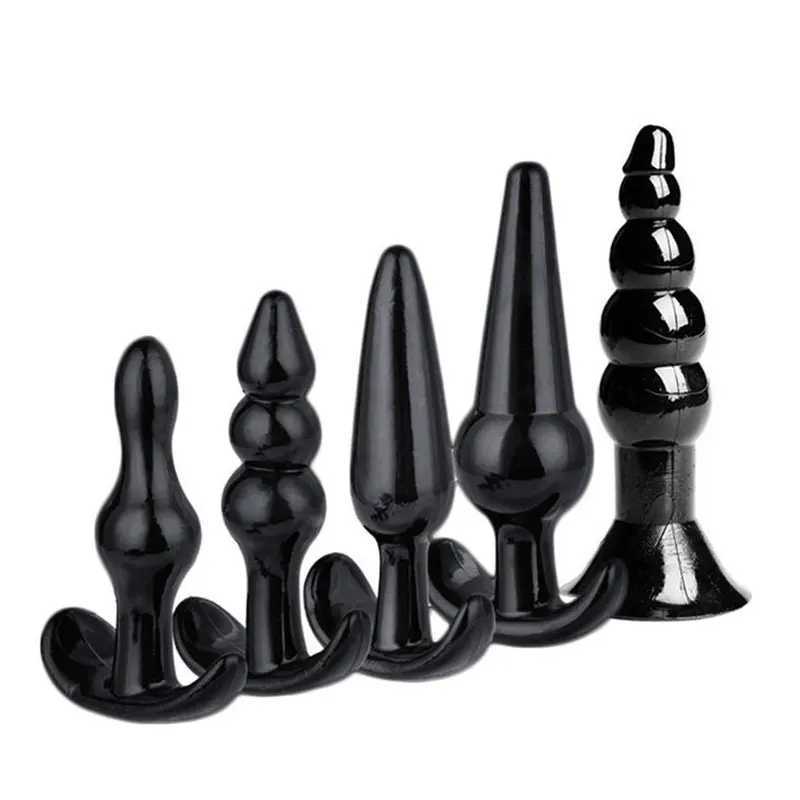 4/5/7/8Pcs/Set Silicone Butt Plug Dildo Masturbation Anal Plug Vaginal Plug Sex Toys Combination Anal Bead Dilator Toys for Gay XJ250806